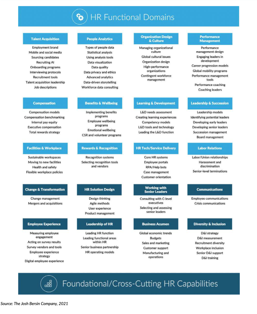 Global HR Capability Framework – HR Lead